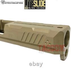 Strike Industrie LITE FDE slide for Glok 19 & P80 PF940C + Parts Kit + Barrel