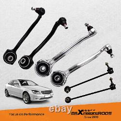 Suspension Kit Front Upper Lower Control Arms Sway Bar Link for Mercedes Benz