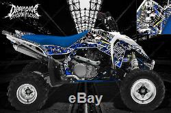 Suzuki Ltr450 Ltr450r Graphics Wrap Decal Kit War Machine Fits Oem Parts Blue