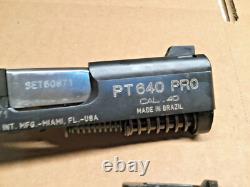 Taurus PT640 40cal. Parts Lot Upper Slide, barrel And Parts rebuild / repair