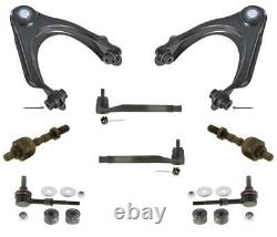 Upper Control Arms Tie Rods Sway Bar Links 8PC Kit for Honda Prelude 97-01