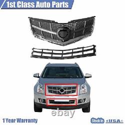 Upper & Lower Bumper Grille Kit For 2010-2012 Cadillac SRX 25778321 25778326