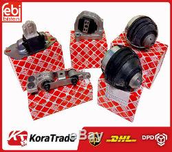 Volvo S60 Xc90 2.4d D5 Gearbox Engine Mounting Full Complete Set Kit 5 Pcs Febi