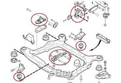 Volvo S60 Xc90 2.4d D5 Gearbox Engine Mounting Full Complete Set Kit 5 Pcs Febi