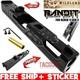 WILDLAND BANDIT BLACK FIREBIRD SLIDE For GLOCK 17 GEN 3 + OPTIC HEIGHT SIGHTS