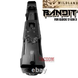 WILDLAND COMPLETE BANDIT FIREBIRD SLIDE For GLOCK 17 GEN 3 SERRATED BARREL SIGHT