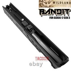 WILDLAND COMPLETE BANDIT FIREBIRD SLIDE For GLOCK 17 GEN 3 SERRATED BARREL SIGHT