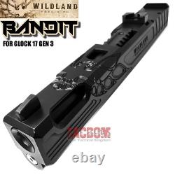 WILDLAND COMPLETE BANDIT FIREBIRD SLIDE For GLOCK 17 GEN 3 SERRATED BARREL SIGHT