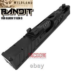WILDLAND COMPLETE BANDIT FIREBIRD SLIDE For GLOCK 17 GEN 3 SERRATED BARREL SIGHT