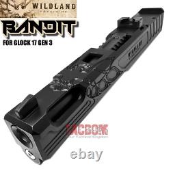 WILDLAND COMPLETE BANDIT FIREBIRD SLIDE For GLOCK 17 GEN 3 SERRATED BARREL SIGHT