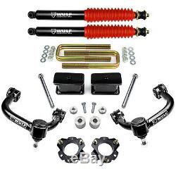 WULF 3 Front 3 Rear Lift Kit with Control Arms For 05-20 Toyota Tacoma 6LUG