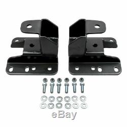 WULF 4-6 Drop Arm Lowering Kit with Axle Flip Kit For 07-14 Chevy Silverado 2WD
