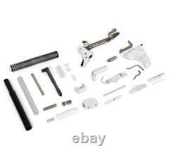 White Complete Slide + Lower Parts Kit for Glock 19 GEN 1 2 3 UPPER LPK G19 9