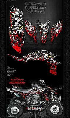 Yamaha 2004-2013 Yfz450 Graphics Wrap Decal Kit War Machine Fits Oem Parts