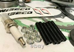 Yamaha Blaster Complete Rebuilt Motor Engine Rebuild Parts Kit Oil Block Off 66m