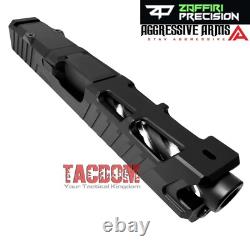 ZAFFIRI COMPLETE BLACK ZPS. 4 SLIDE For GLOCK 19 GEN 3 SPIRAL BARREL UPPER PARTS