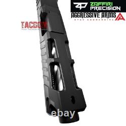 ZAFFIRI COMPLETE BLACK ZPS. 4 SLIDE For GLOCK 19 GEN 3 SPIRAL BARREL UPPER PARTS