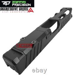 ZAFFIRI COMPLETE BLACK ZPS. 4 SLIDE For GLOCK 19 GEN 3 SPIRAL BARREL UPPER PARTS