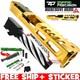 ZAFFIRI COMPLETE SHINY GOLD ZPS. 2 SLIDE For GLOCK 19 GEN 4 SPIRAL BARREL + PARTS