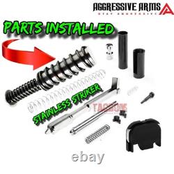 ZAFFIRI COMPLETE SHINY GOLD ZPS. 2 SLIDE For GLOCK 26 + SERRATED BARREL + PARTS