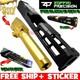 ZAFFIRI ZPS. P BLACK SLIDE For GLOCK 19 GEN 3 WITH SHINY GOLD FLUTED FLUSH BARREL