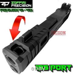 Zaffiri Ibs Black Complete Ported Slide Black Barrel + Upk + Sights Glock 43 43x