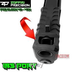 Zaffiri Ibs Black Complete Ported Slide Black Barrel + Upk + Sights Glock 43 43x