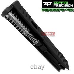 Zaffiri Ibs Black Complete Ported Slide Black Barrel + Upk + Sights Glock 43 43x